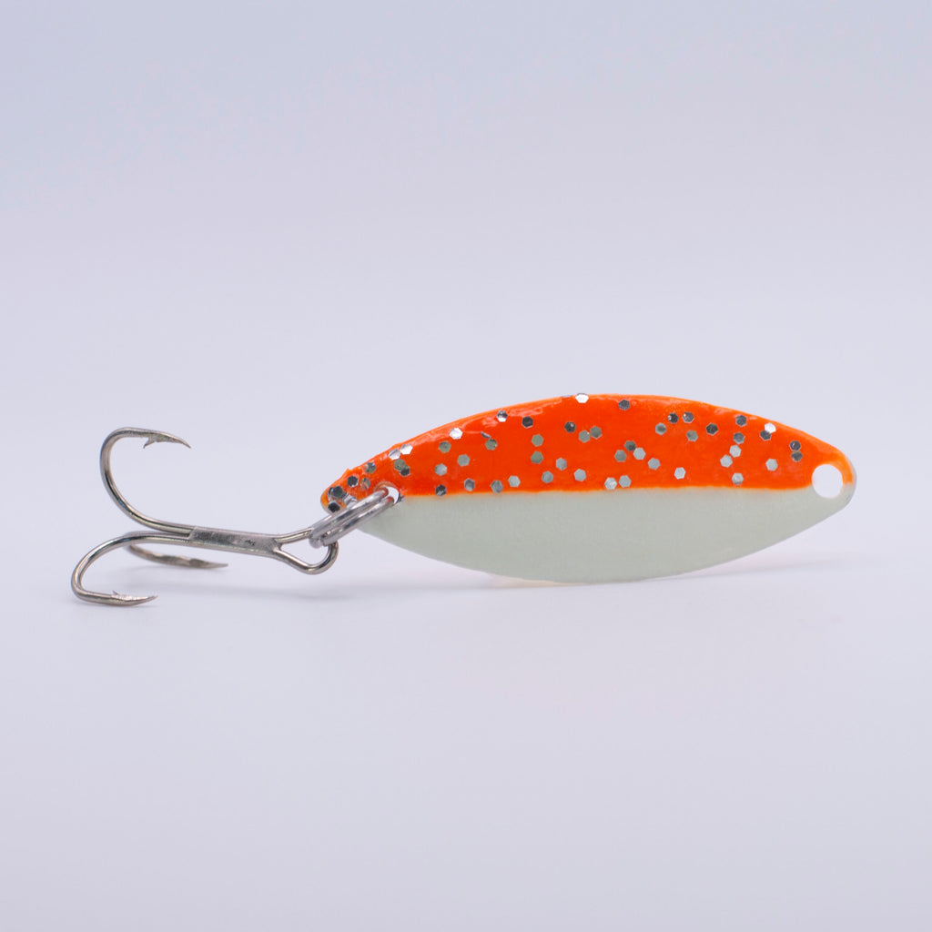 cutr bug fishing lure Orange Glow UV R Worms small body Color:PURPLE/PINK catfishing reel Used Penn Jig-Master no.