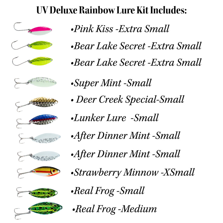 Deluxe Rainbow Trout Kit of 11 Lures image 1