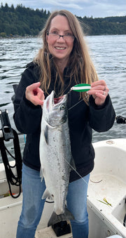 Green Machine UV Salmon Spoon Lure