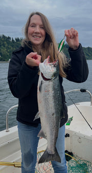 Green Machine UV Salmon Spoon Lure