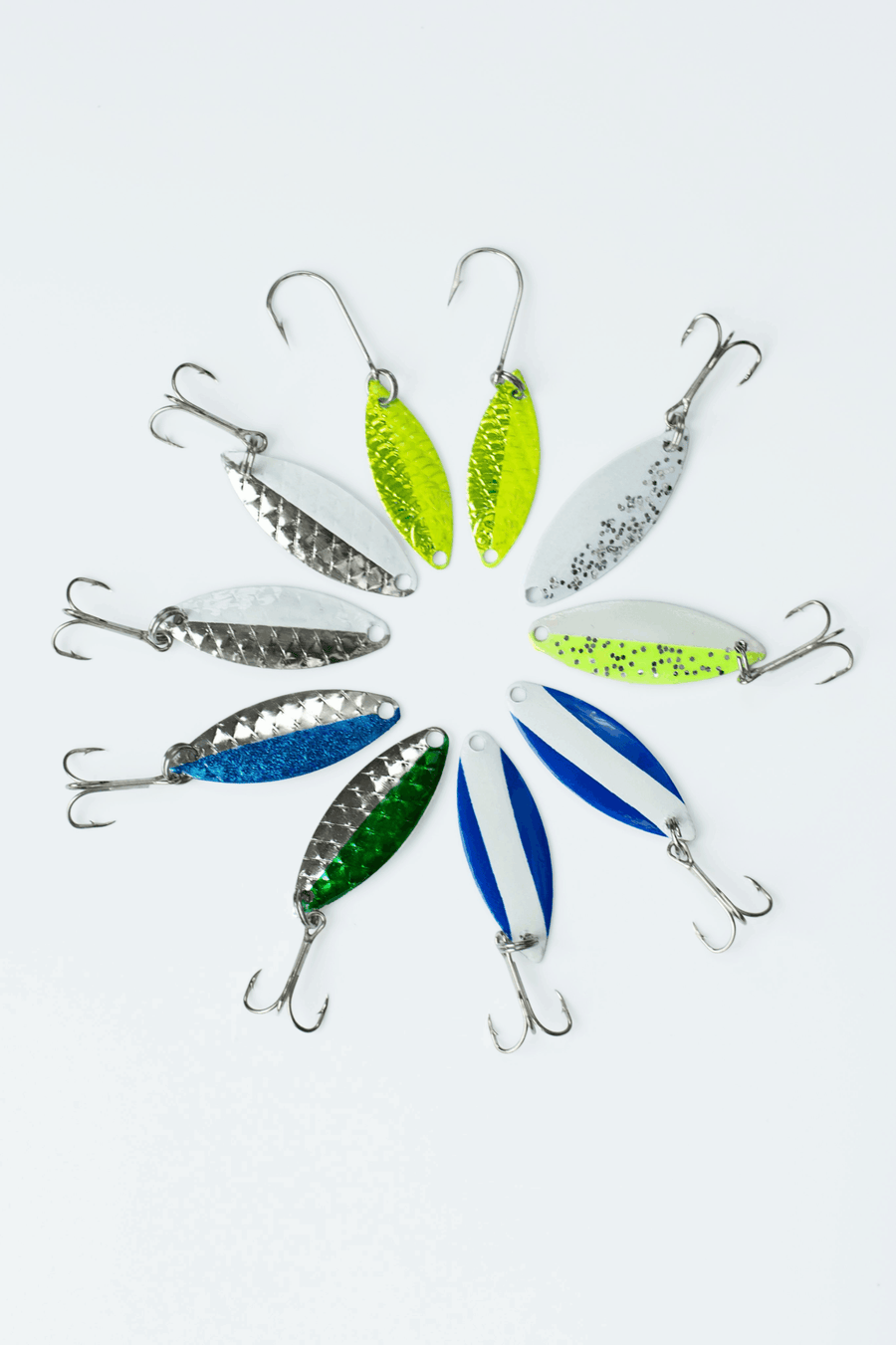 Flaming Gorge Lake Trout Kit of 10 Lures – Flashy Fish Lures
